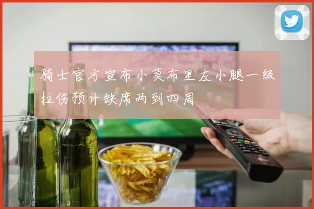 骑士官方宣布小莫布里左小腿一级拉伤预计缺席两到四周